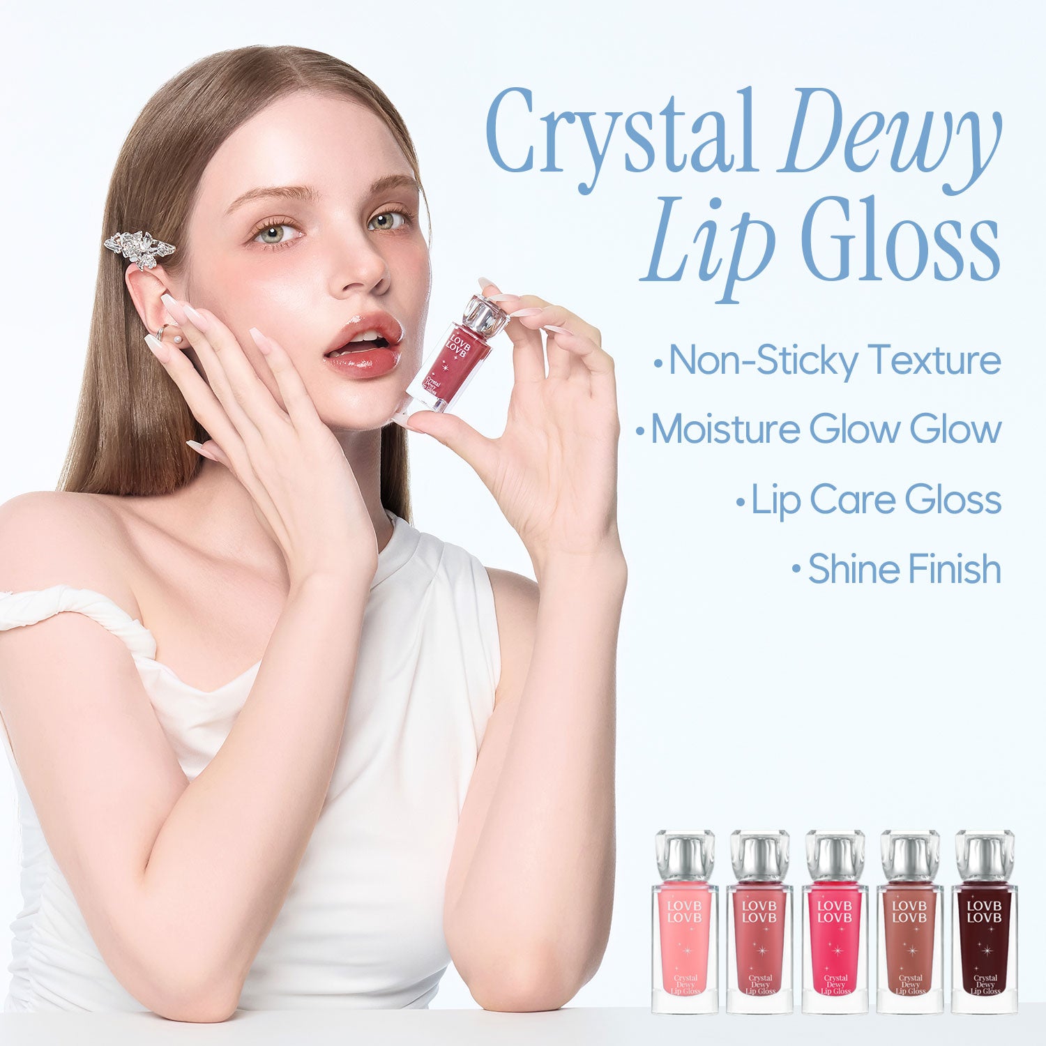 Crystal Dewy Lip Gloss