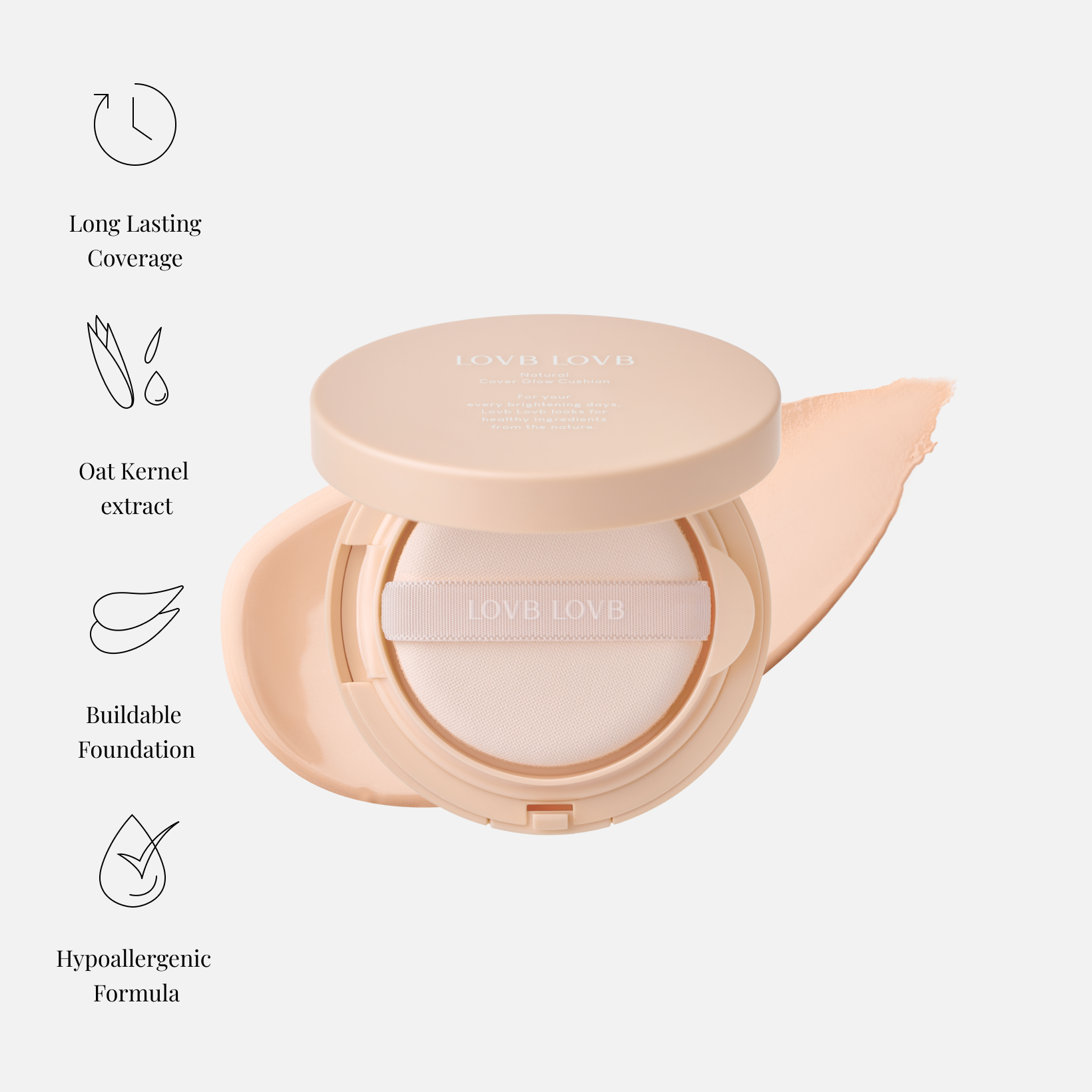 Natural Cover Glow cushion