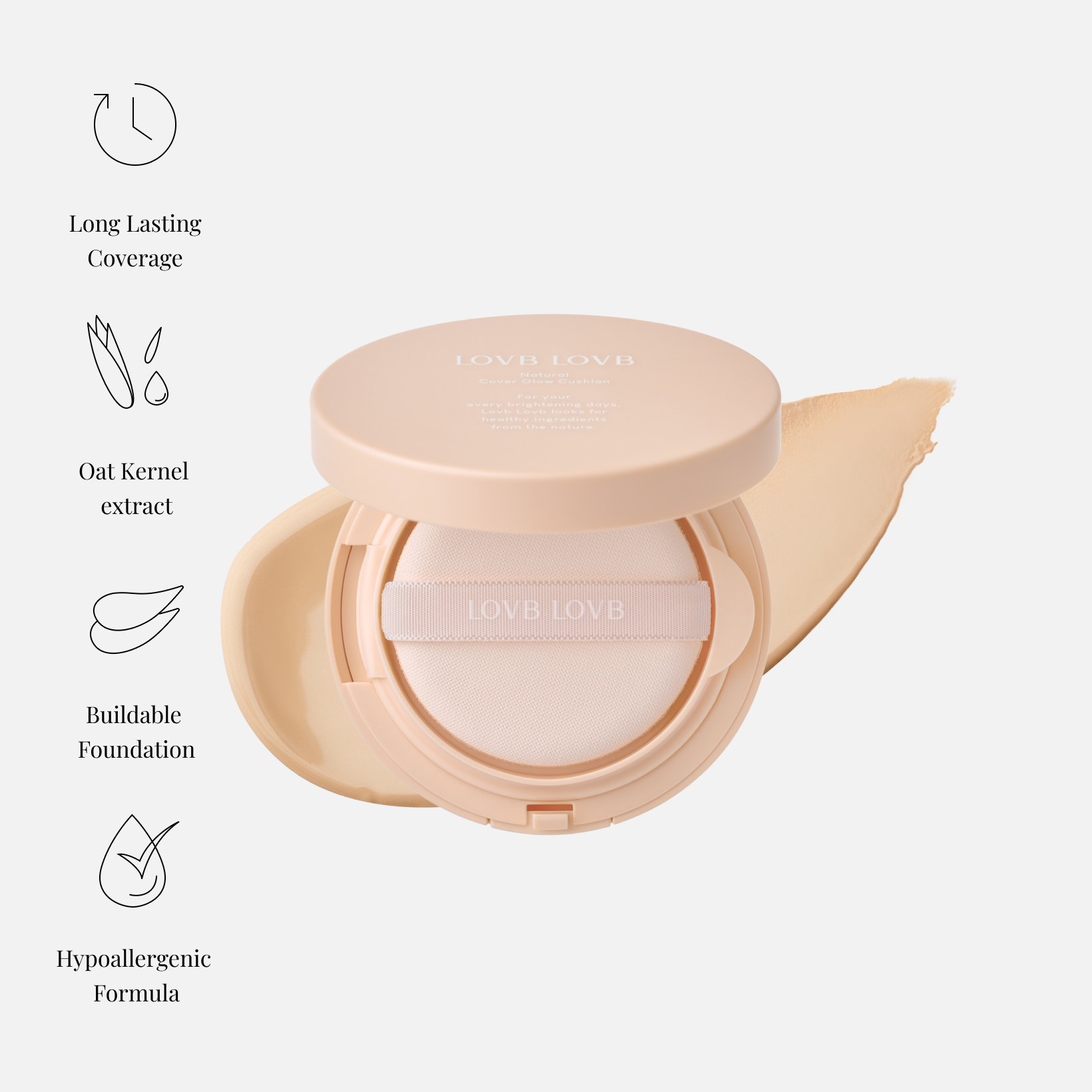 Natural Cover Glow cushion