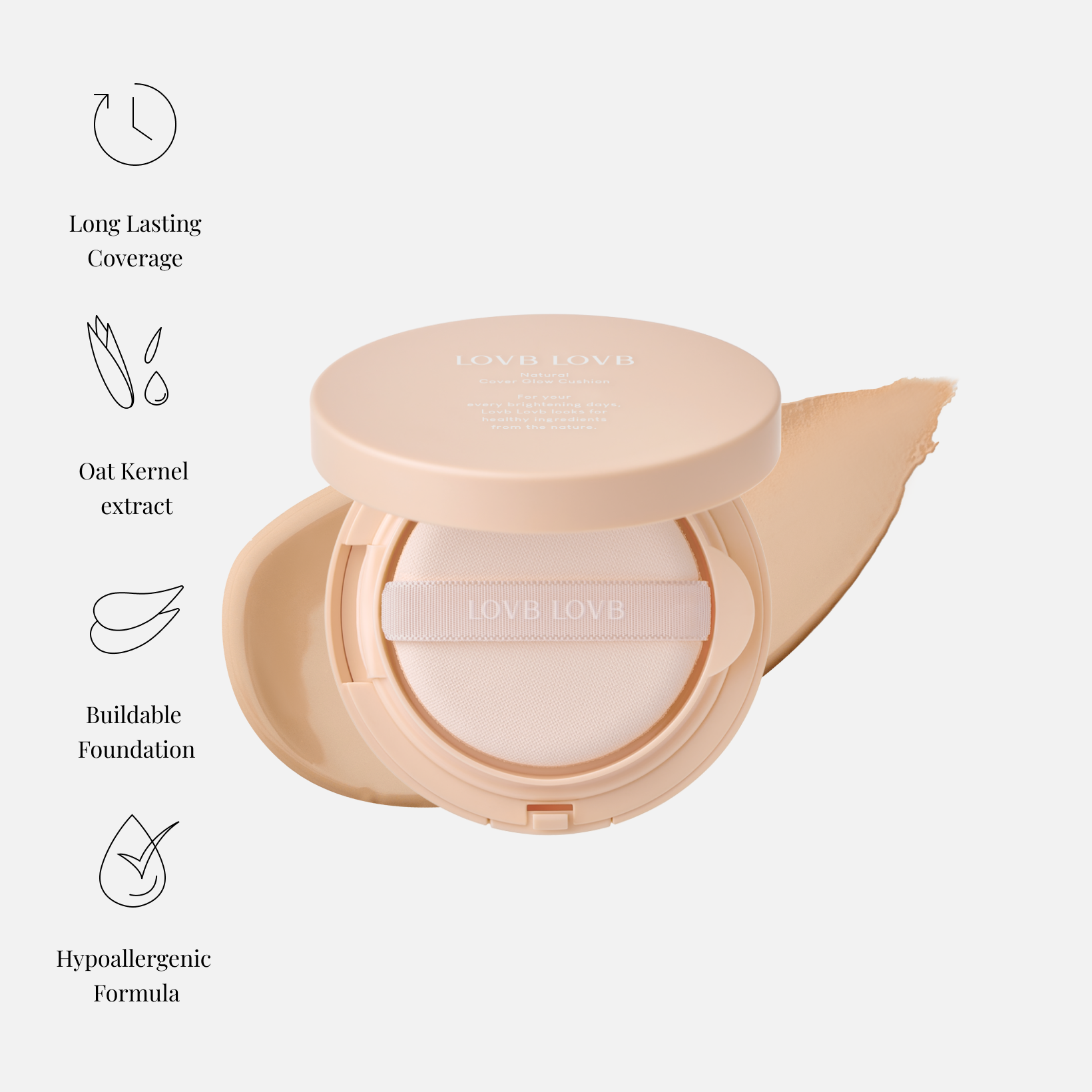 Natural Cover Glow cushion